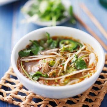 Heartwarming Pho With Organic Chicken And Rice Noodles