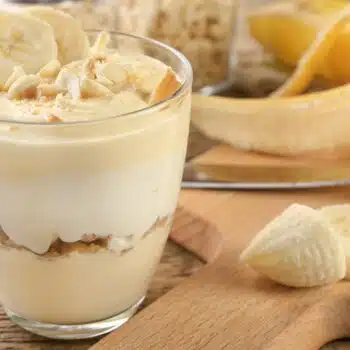 Banana Cream Pudding In A Glass